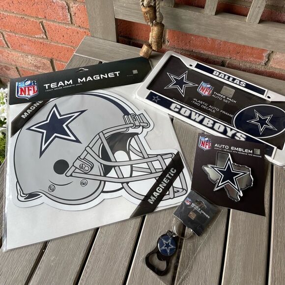 Nfl Car Swag Dallas Cowboys Car Bundle NFL - Picture 1 of 4